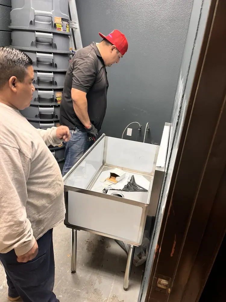 Commercial plumbing and sink installation in Ohltown